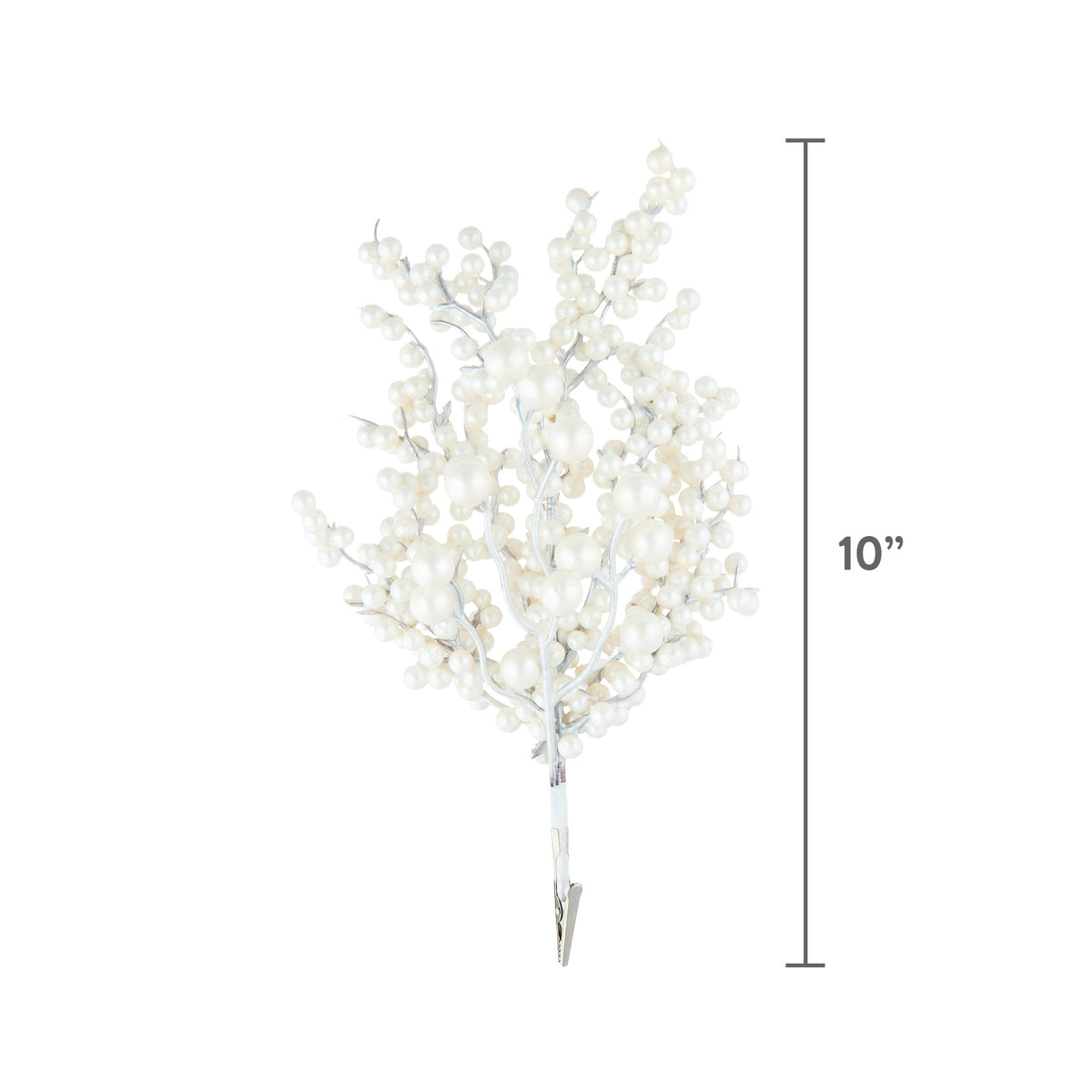 Cream Berry Decorative Christmas Pick, 10", by Holiday Time