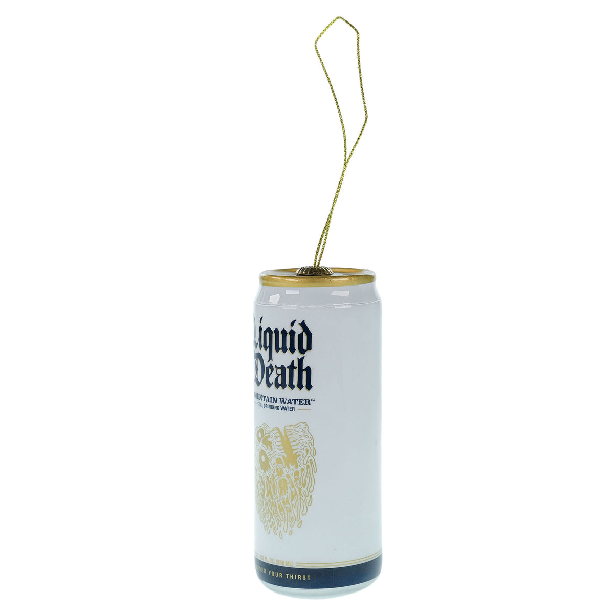 Liquid Death Can Christmas Tree Ornament