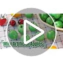 Mini Artificial Apples, 40 Pcs Lifelike Simulation Small Apples Fake Fruits for Home Kitchen Table Basket Christmas Tree Decor Photography Props, Green