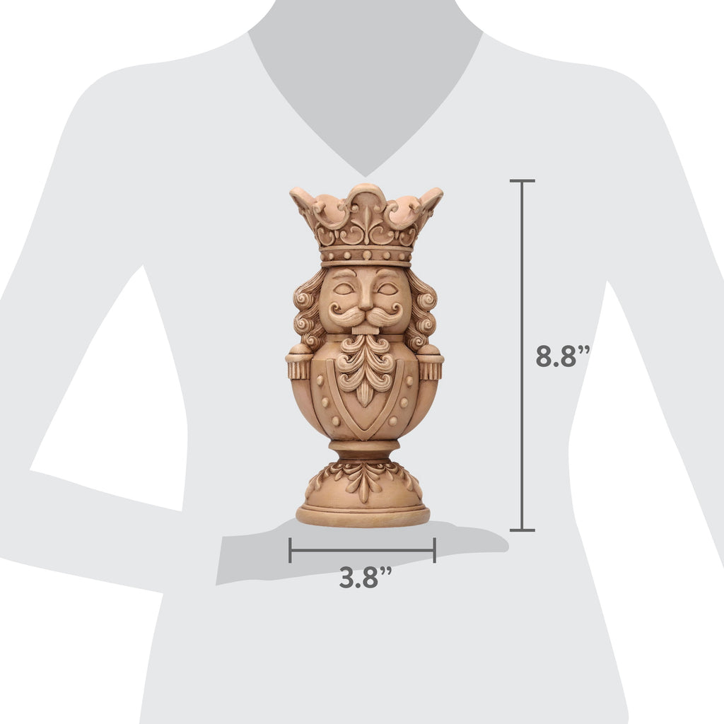 Brown Polyresin Nutcracker Christmas Pillar Candle Holder, 8.8", by Holiday Time