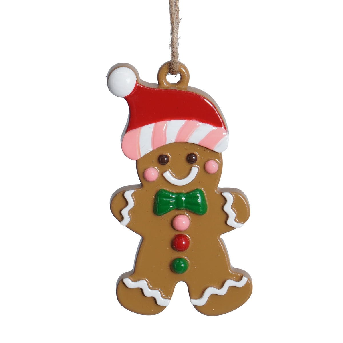 6-Count Multicolor Gingerbread Mini Christmas Ornaments, by Holiday Time