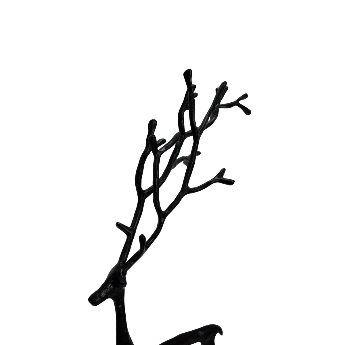 Holiday Time Black Metal Reindeer Decor, 26 in