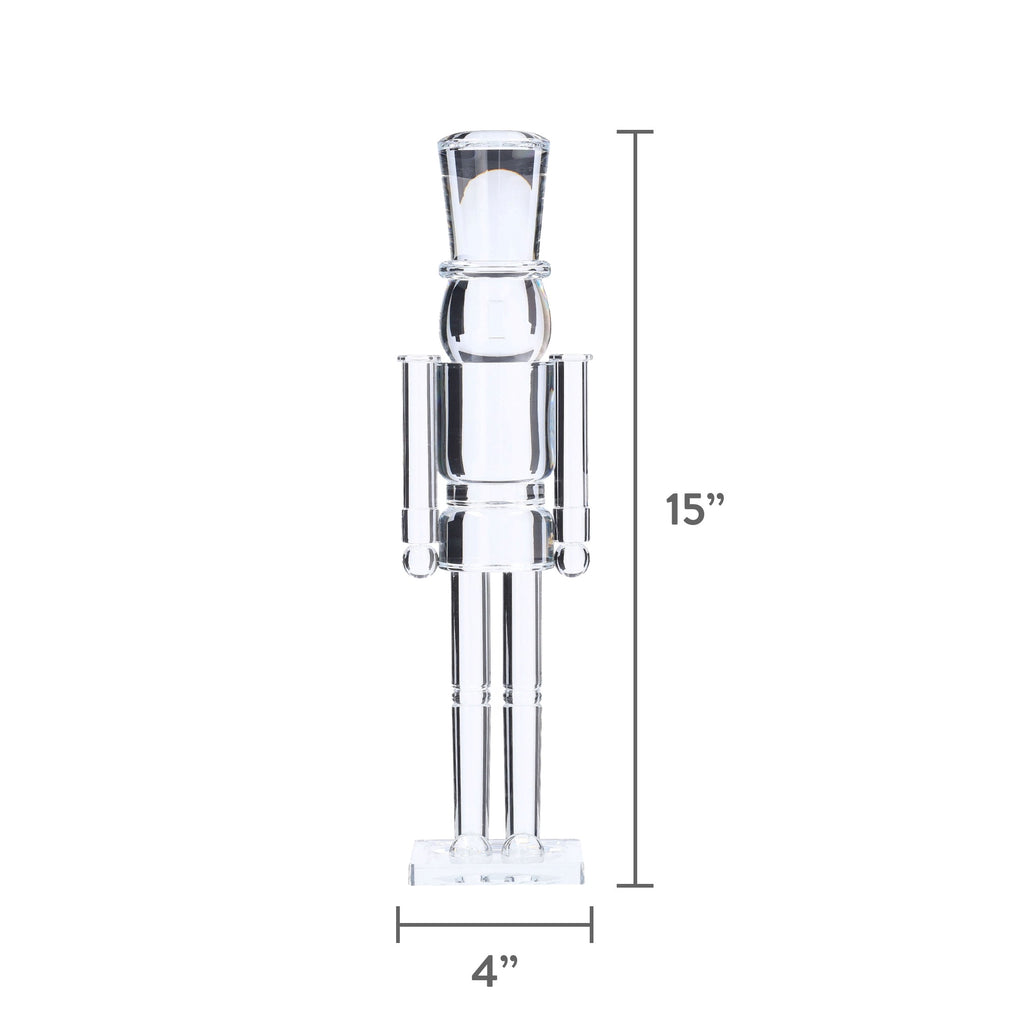 Acrylic Nutcracker Christmas Decoration, Clear, 15", by Holiday Time