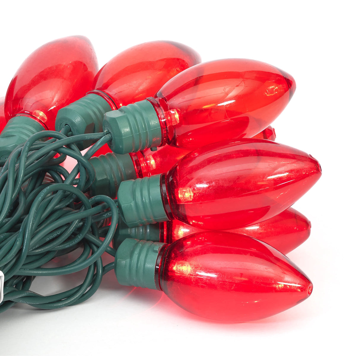 Indoor/Outdoor 100-Count LED Smooth C9 Christmas String Lights, Multicolor, Green Wire, 57', by Holiday Time