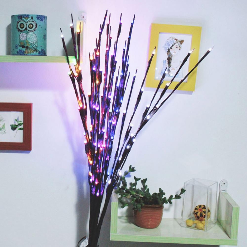 Nordic Style Simulation Tree Branches for Christmas Home Party Decoration Light Single 20 Lights (5pcs Branches)