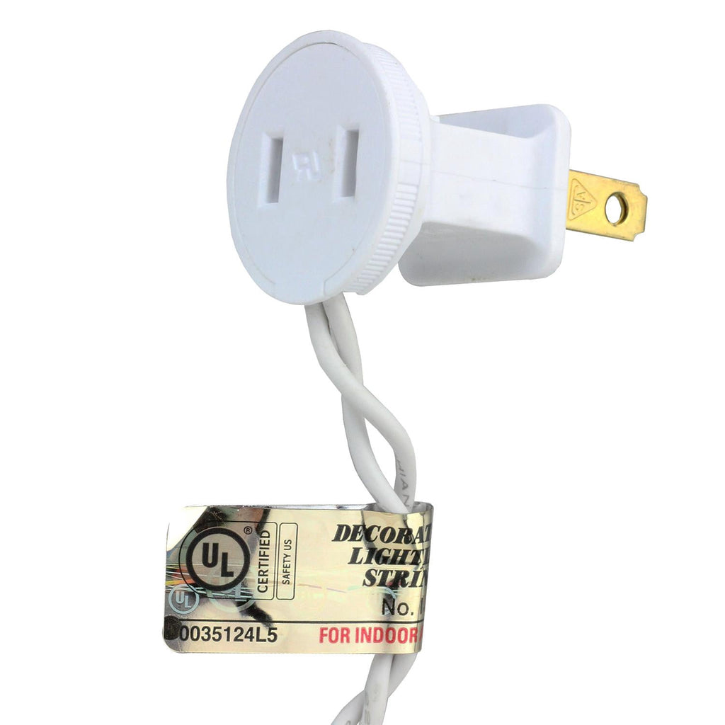 Set of 50 Green Mini Christmas Lights 2.5" Spacing - White Wire