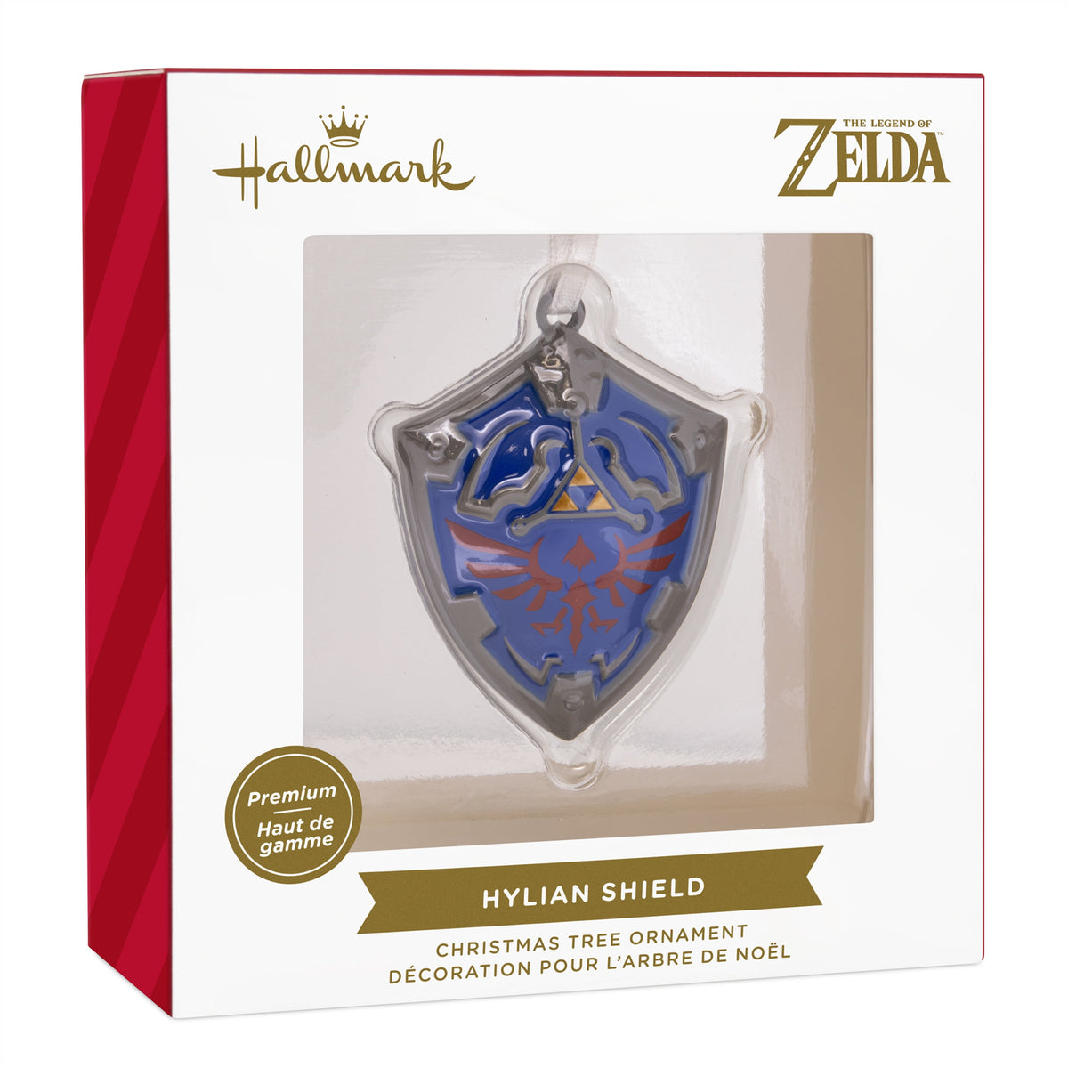 Hallmark Ornament (The Legend of Zelda Hylian Shield, Metal), 1 Count