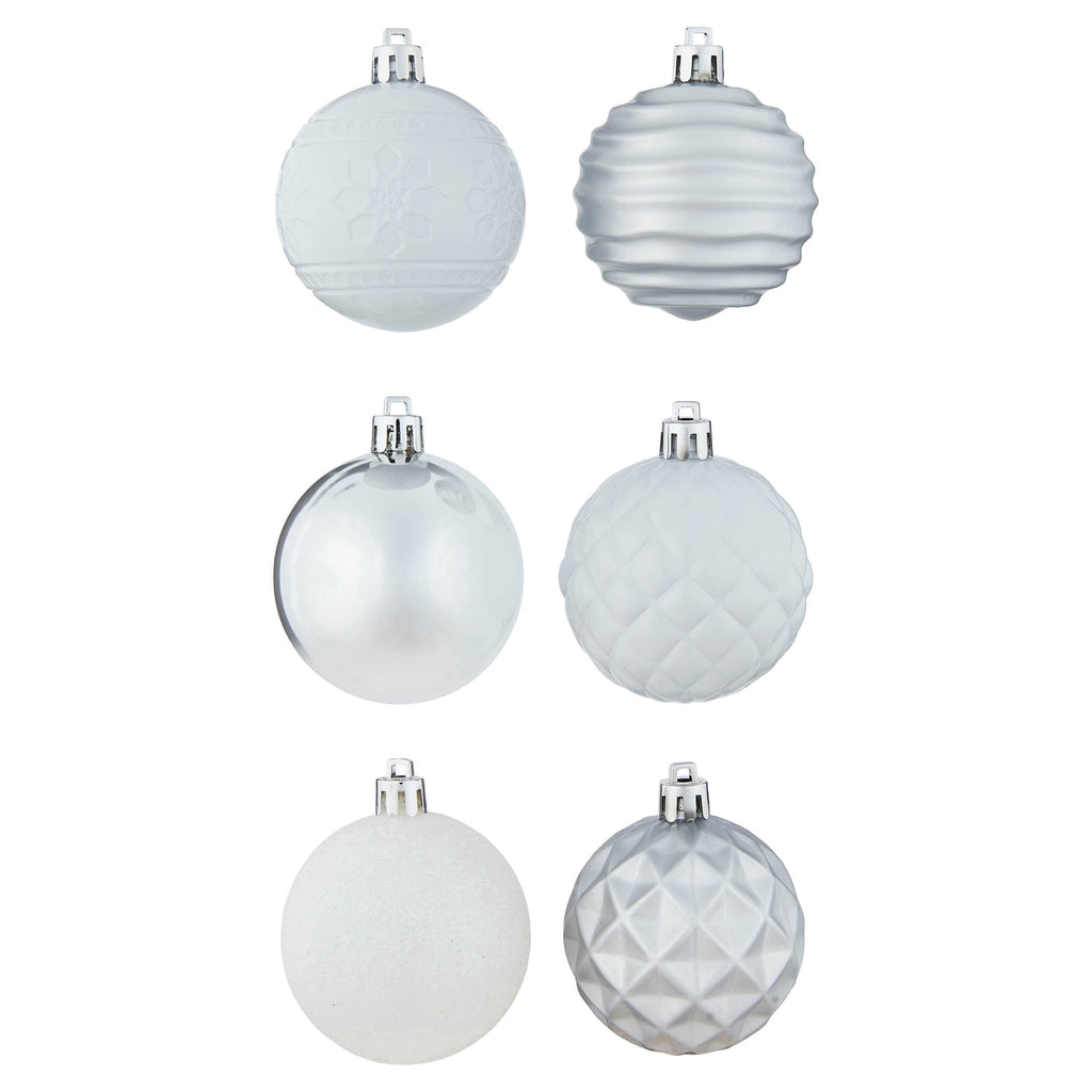 24-Count Red/Green/Gold Ball Shatterproof Christmas Ornaments, 2.8", by Holiday Time