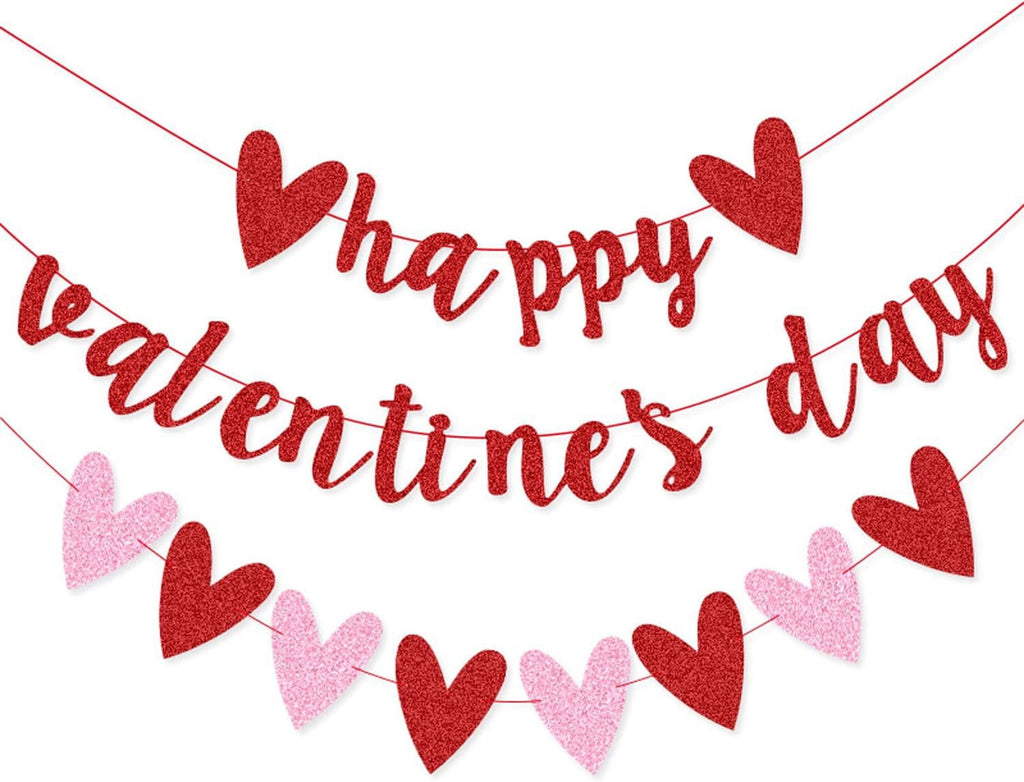 XGFHYJEH 5ft Valentines Day Decorations, Valentines Day Lights, Valentines String Lights, Valentine's Day Decor, Heart String Lights, Battery Operated