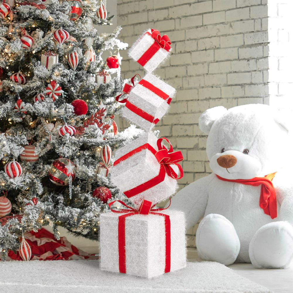 JOY Letter Sign Decoration - Lighted Home Scene Yard Sign Decor with Warm White Light - Indoor Outdoor Christmas Display for Lawn Garden - 47.2in Tall