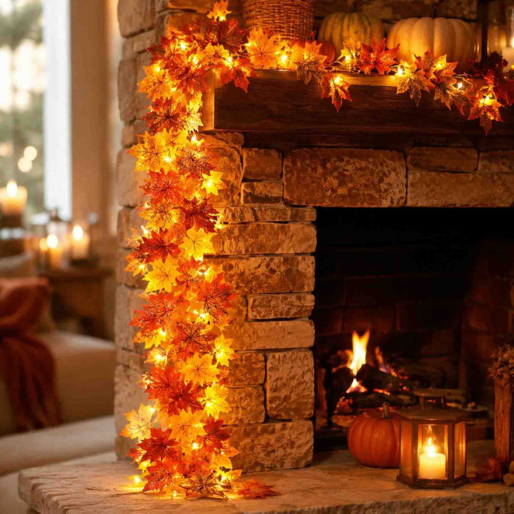 AZXY Halloween String Lights, Ghost Shaped White Halloween Lights, Indoor Outdoor Halloween Decor, Halloween Party Indoor Decor, Battery 5 FT Halloween Decorations, Stair Mantel Patio Halloween Decor