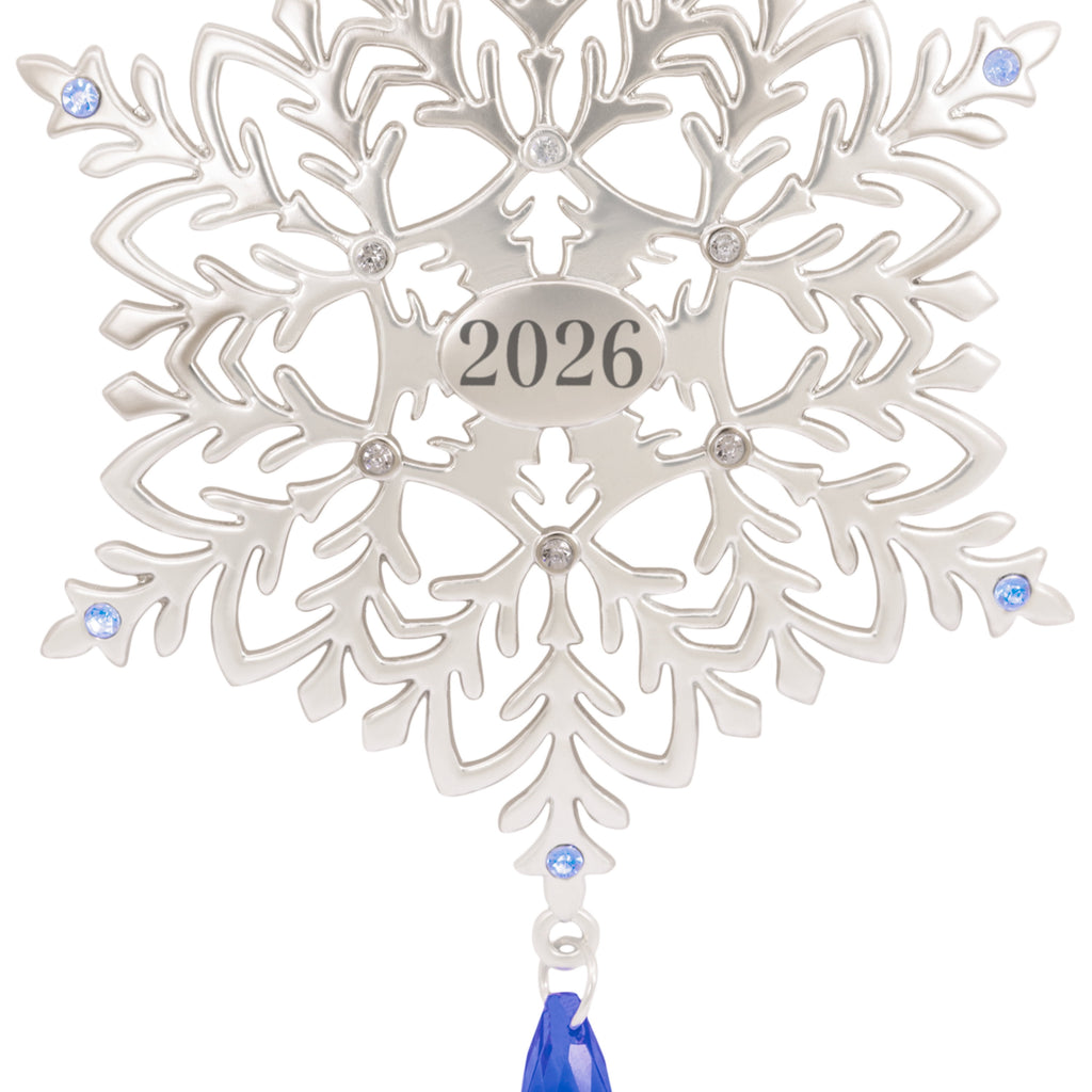Hallmark Christmas Ornament (Snowflake 2026, Metal), 1 Count