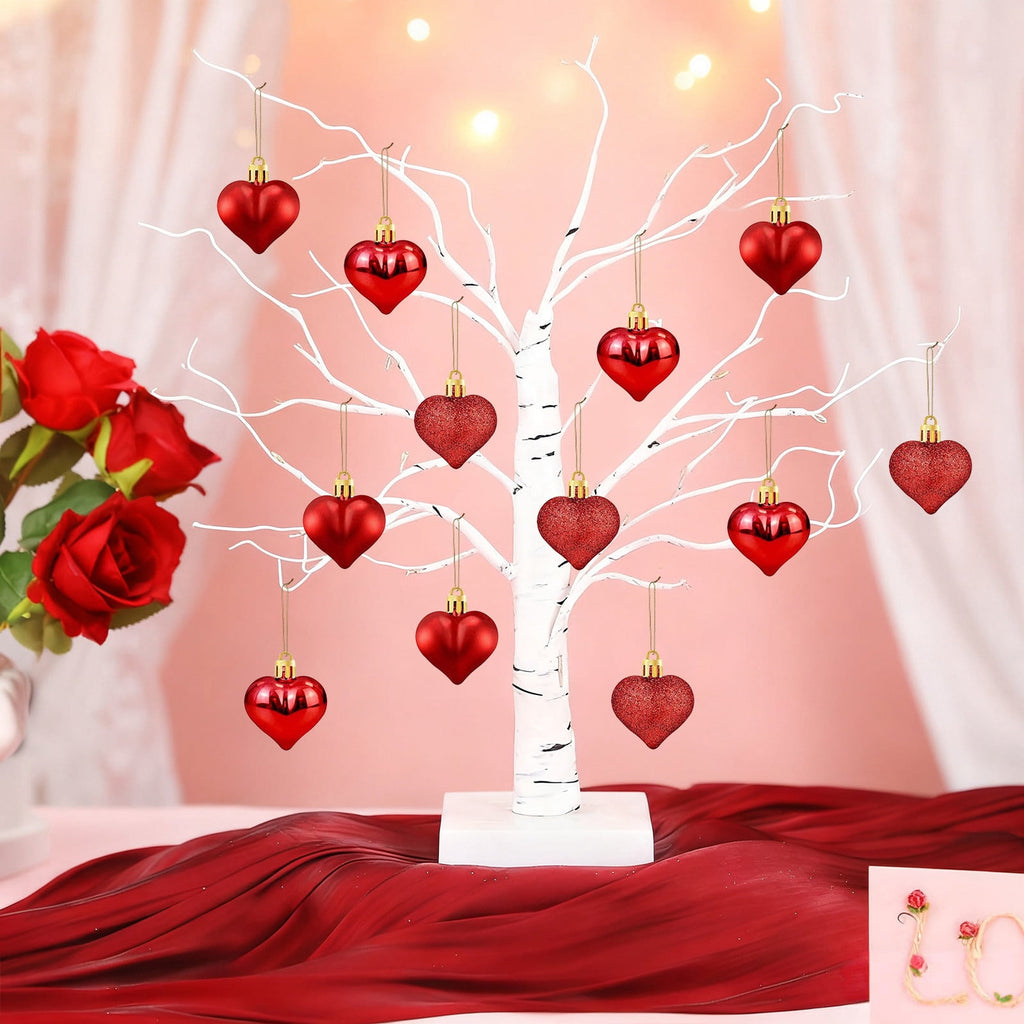 XGFHYJEH 10 LED 1.5M Valentine's Day Lights, Valentines Day Decorations Lights, Valentines String Lights, Valentine's Day Decor, Heart String Lights Red