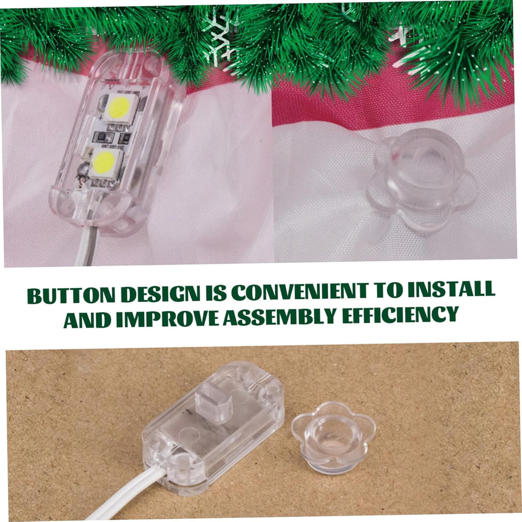 Light Strip,LED Module, Waterproof 5led Inflatable Light Strip, Plastic Small LED Light with 9.8ft Cable for Yard Holiday Inflatables