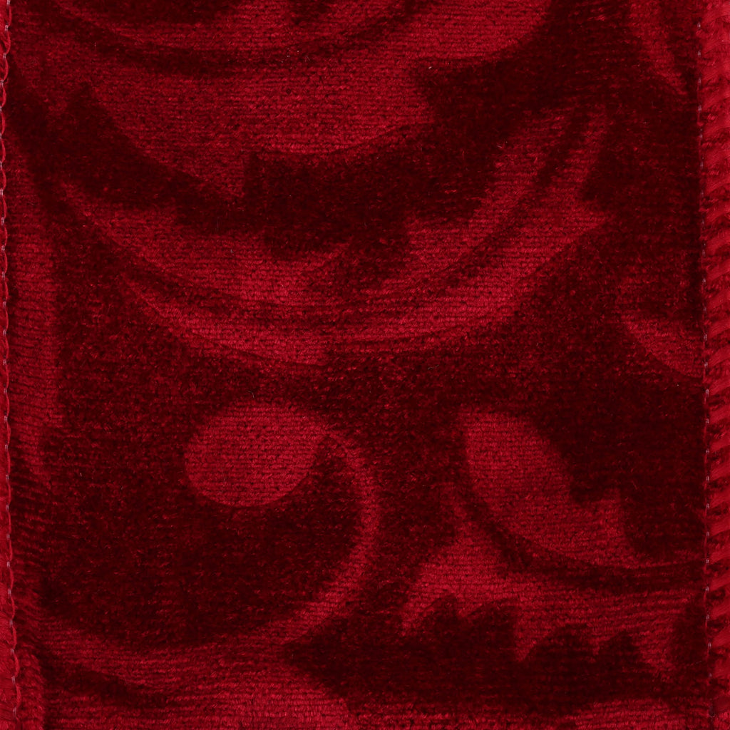 Red Embossed Christmas Ribbon, 2.5" x 21', by Holiday Time