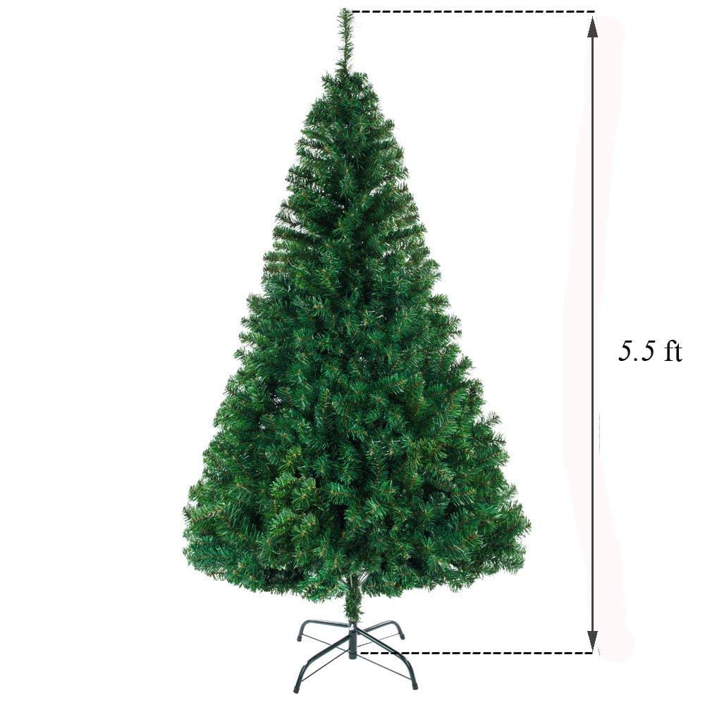 Ktaxon 7ft Artificial Full Christmas Tree with 1200 Tips, Holiday Xmas Tree for Home Party Decoration, Includes Stand