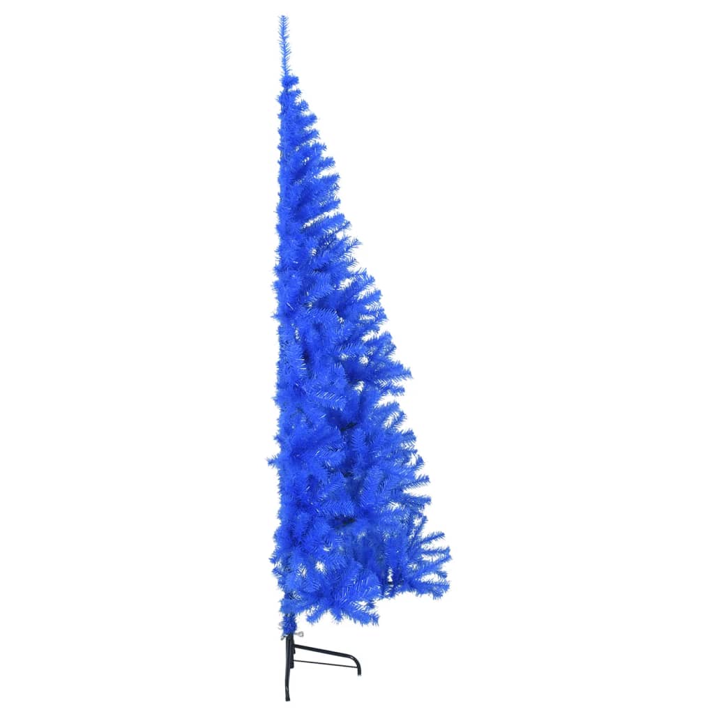 vidaXL Christmas Tree Decoration Artificial Half-Circle Tree with Stand PVC