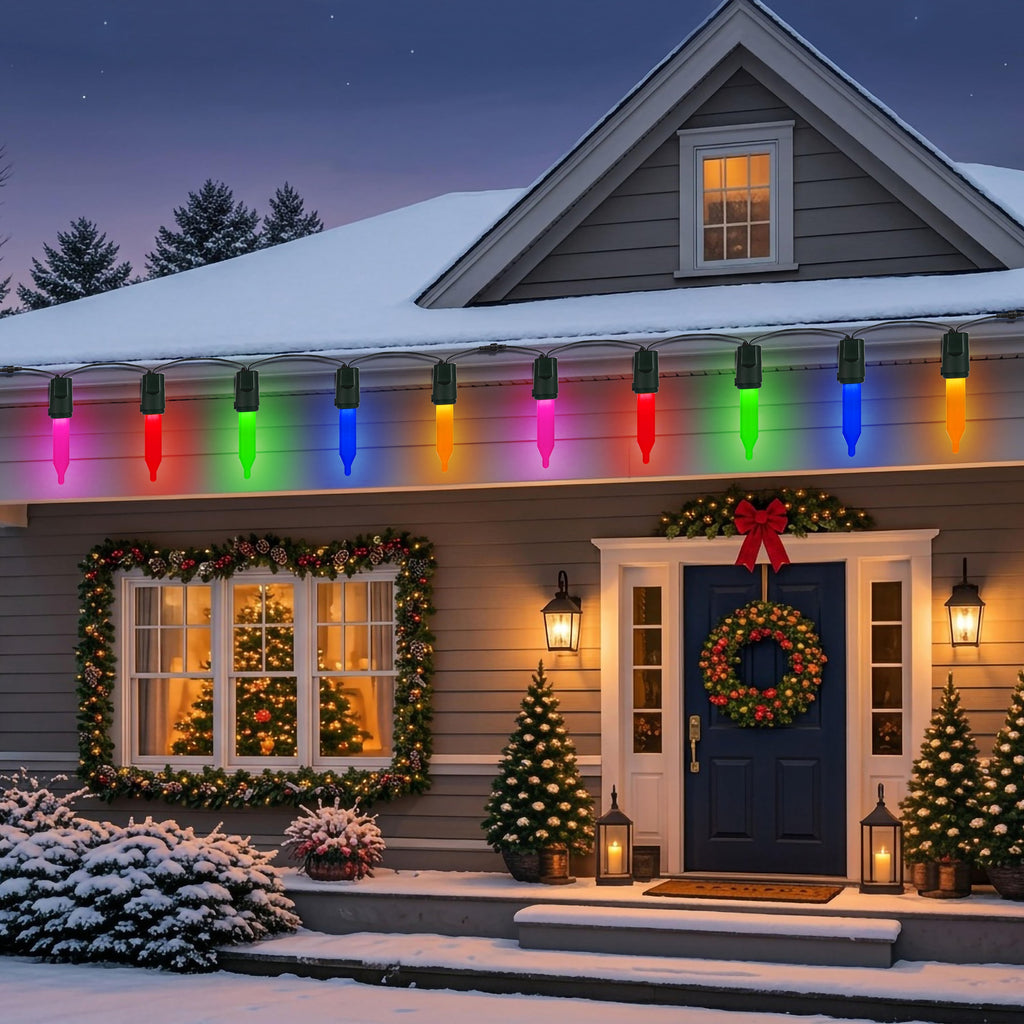 Mr. Christmas 10ft Jumbo Light Strand, Multi-colored