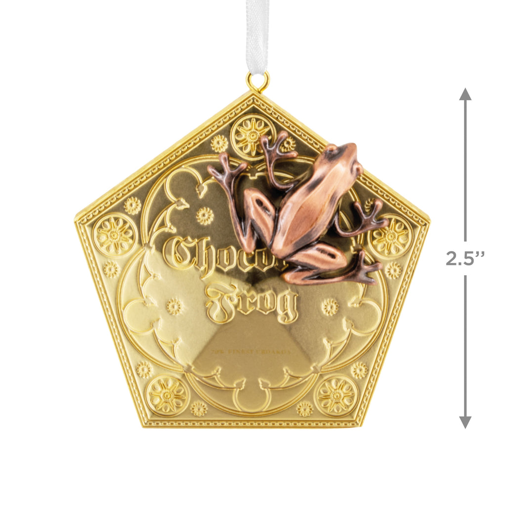 Hallmark Christmas Ornament (Harry Potter Chocolate Frog, Metal), 1 Count