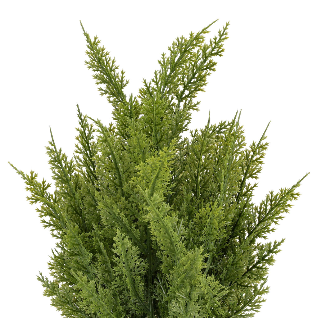 Greenery Christmas Arrangement in Ceramic Pot, Green and White, 16", by Holiday Time