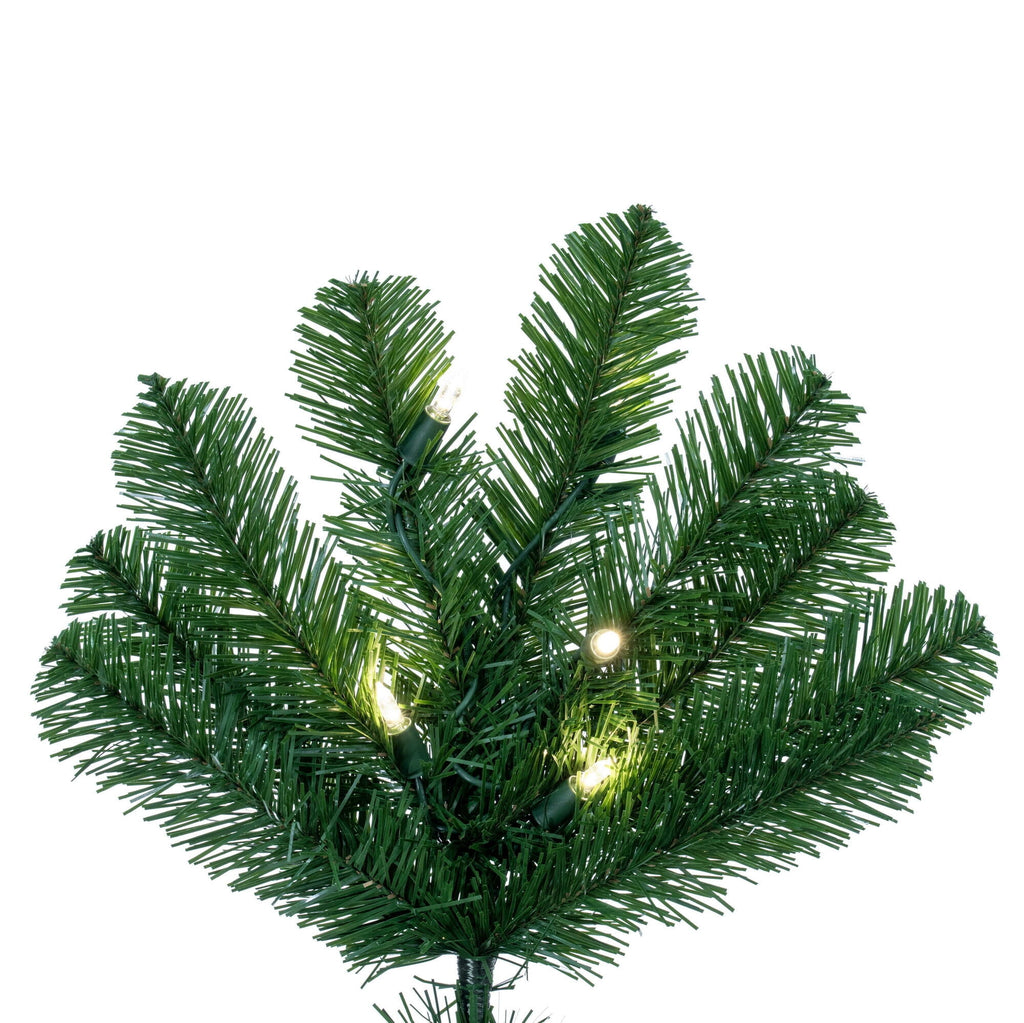 Vickerman 6' White Upside Down Artificial Christmas Tree, Warm White LED Lights