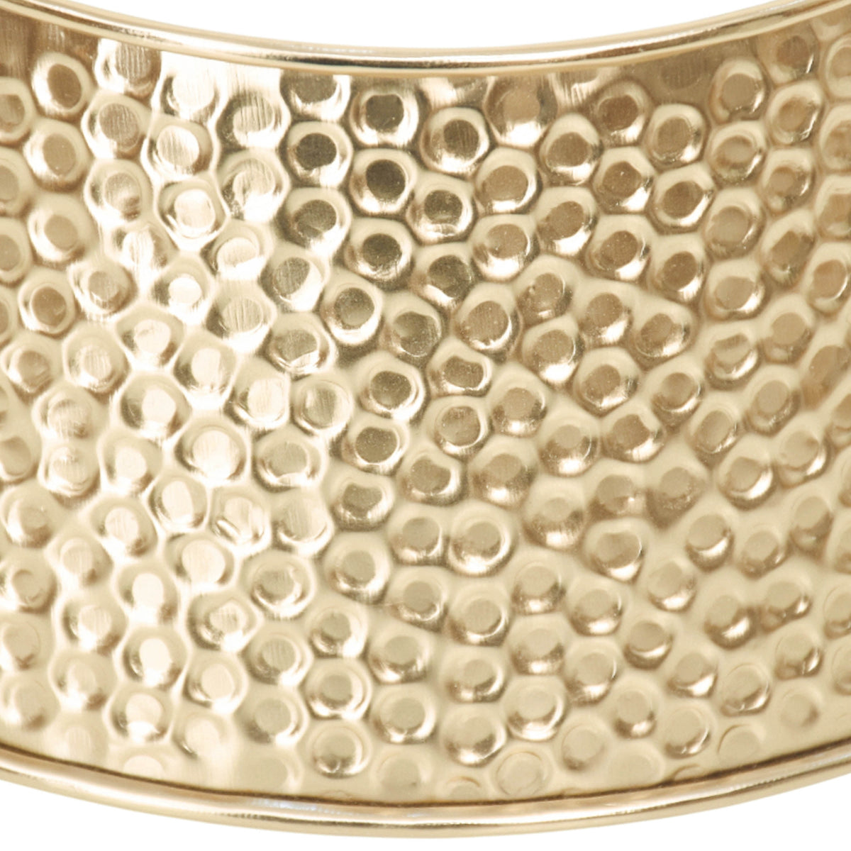 Metal Hammered Mini Christmas Tree Collar, Gold, 9", by Holiday Time