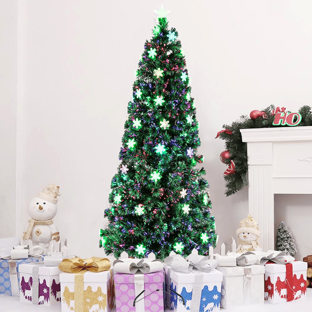 Ktaxon 7ft Artificial Full Christmas Tree with 1200 Tips, Holiday Xmas Tree for Home Party Decoration, Includes Stand
