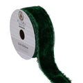 My Texas House Green Velvet Christmas Ribbon, 12'