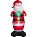 Multicolor Santa Holding Ornament Christmas Airblown Yard Inflatable, 10', by Holiday Time