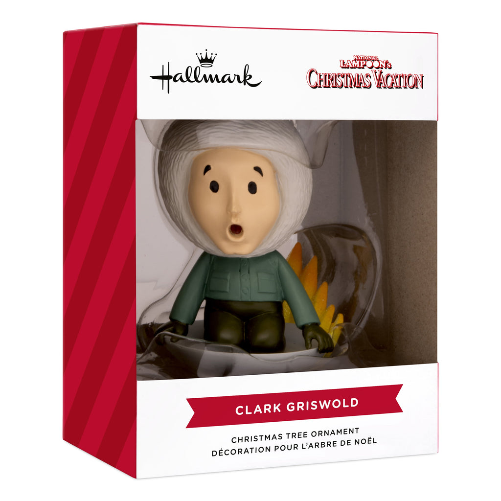 Hallmark Ornament (Christmas Vacation Clark Griswold Sledding), 1 Count