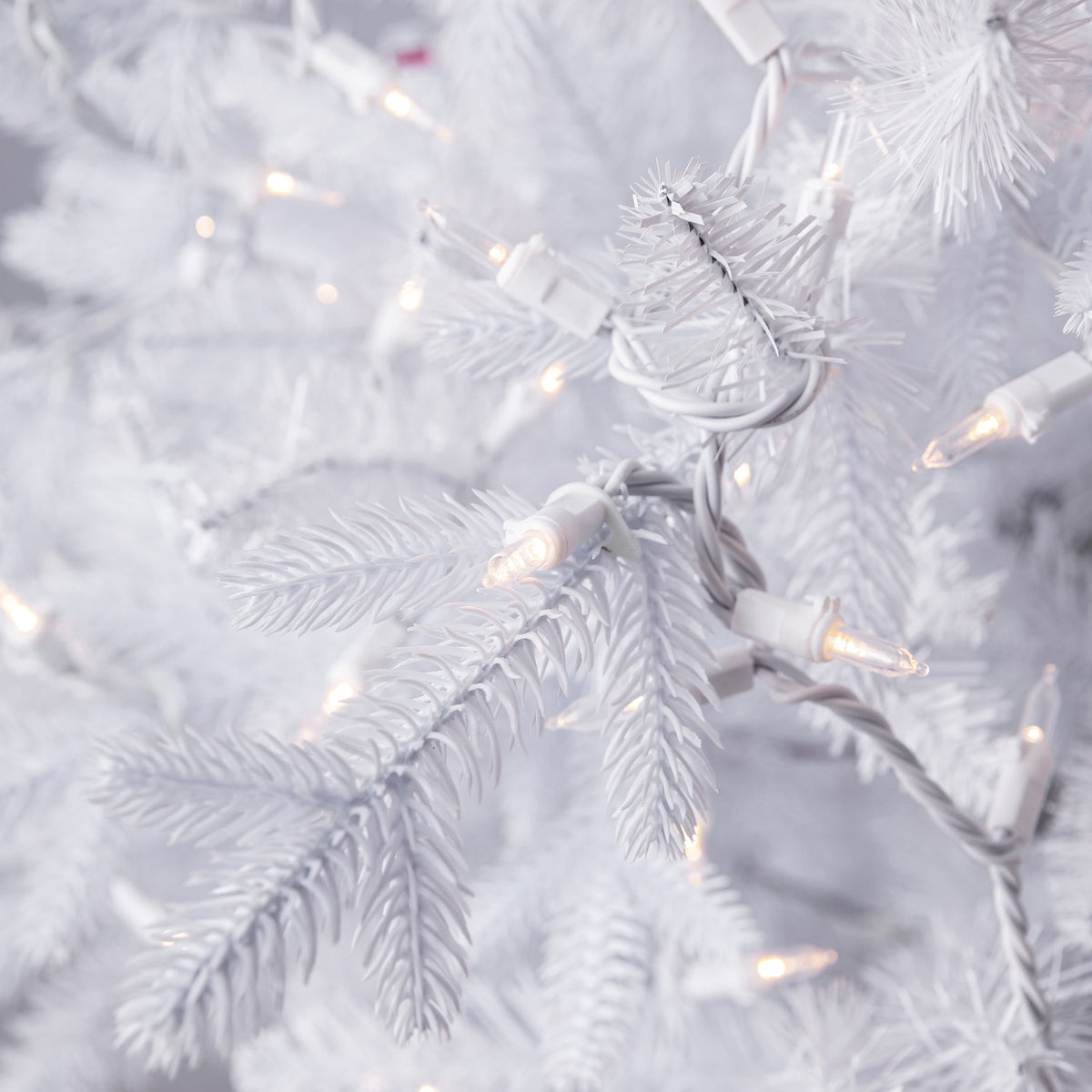 Indoor/Outdoor 300-Count LED Mini Christmas String Lights, Warm White, White Wire, 62.3', by Holiday Time
