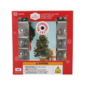 Battery-Operated Lighted Glass Ornament Garland with 10 LED Lights, Iridescent, 49", by Holiday Time