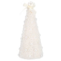 Beaded Tree Christmas Decoration, Cream, 10", by Holiday Time