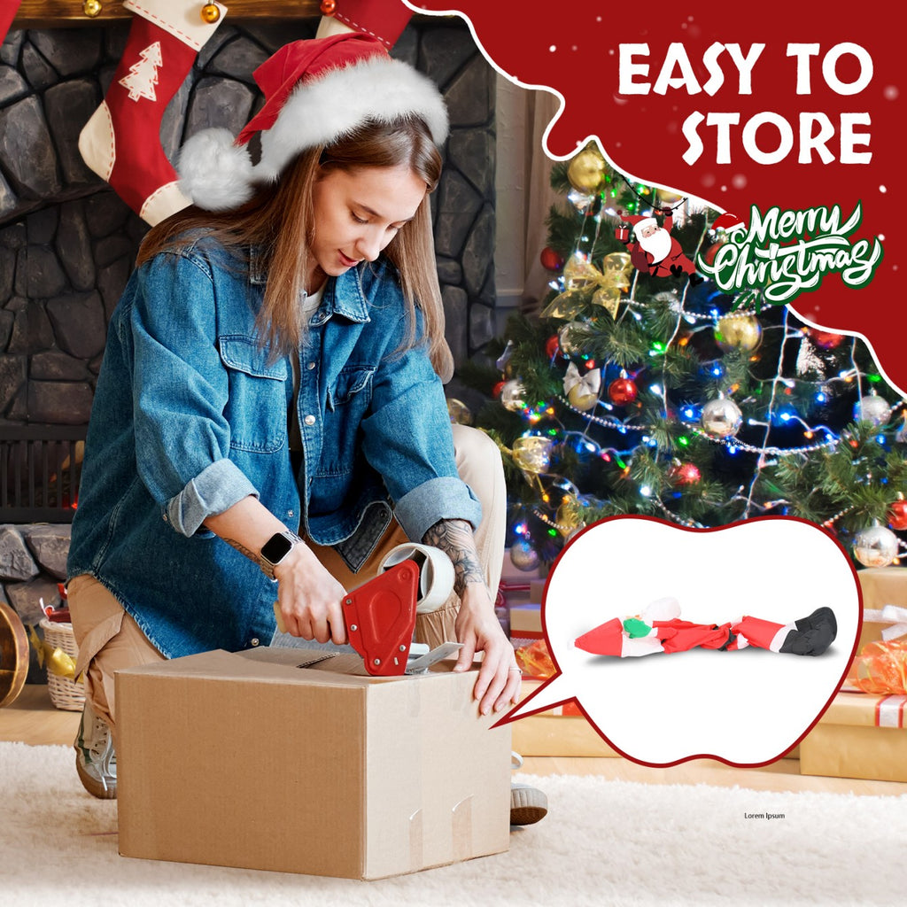 Tcbosik 12 FT Giant Christmas Inflatables Snowman Outdoor Yard Decorations, Blow up Snow Man with Black Hat, Built-in LED Light, Winter Outside Decor for Holiday Party Patio Garden Lawn