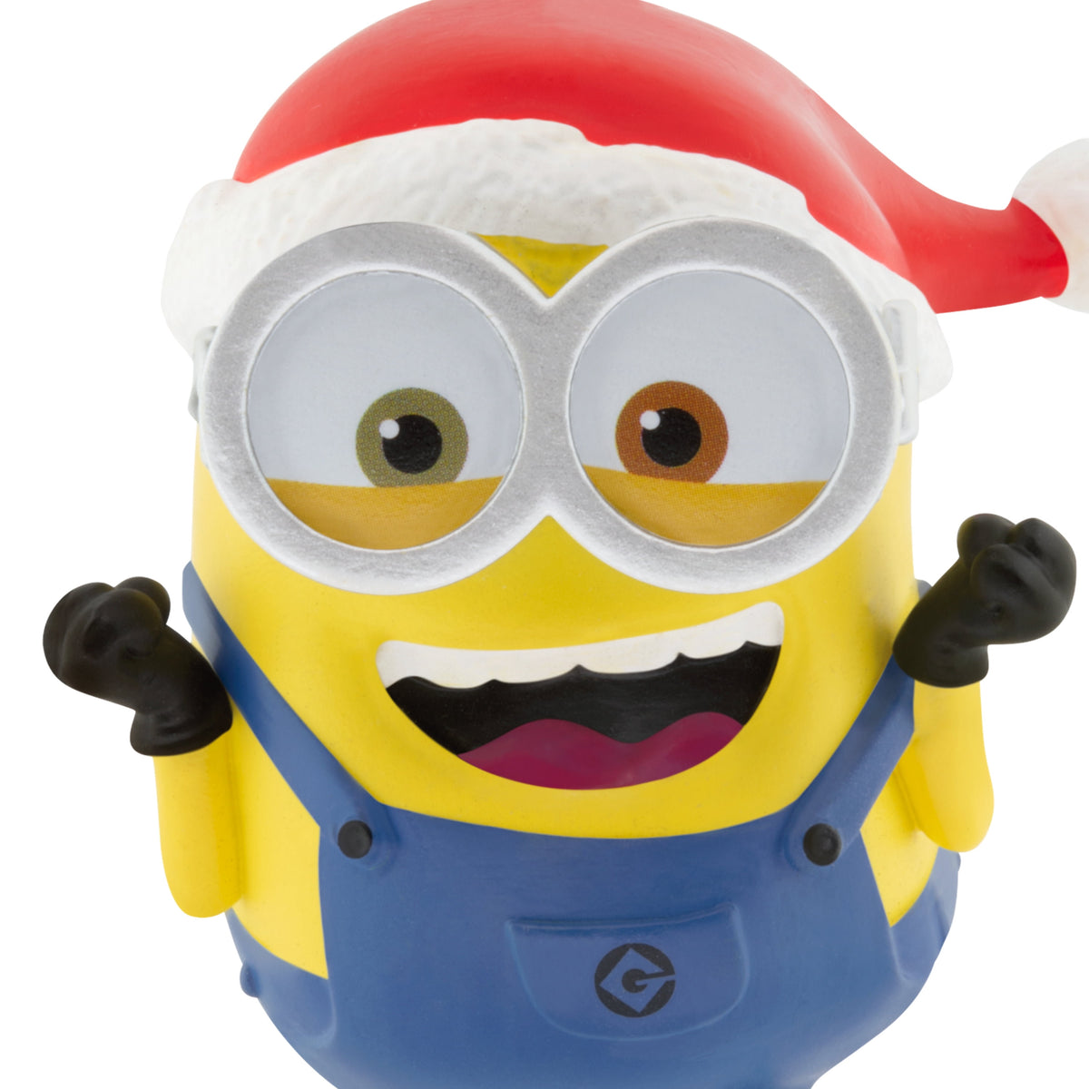 Hallmark Christmas Ornament (Minions Bob in Santa Hat), 1 Count