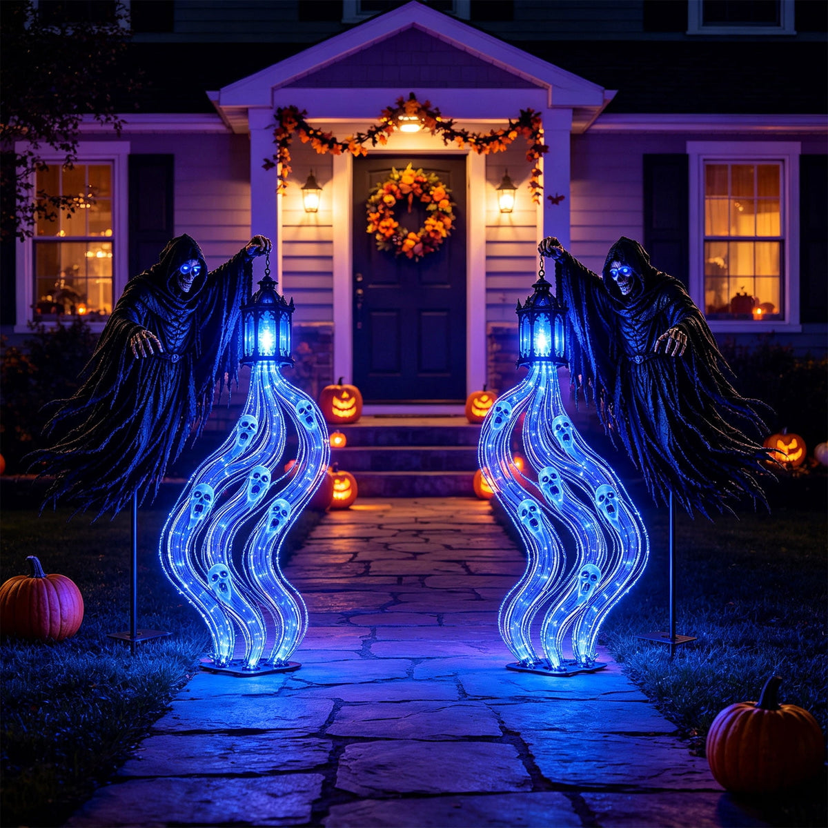 Clearance! Solar Dragon Garden Statue Light, Dragon Solar Light Outdoor Decor, Fantasy Dragon Lamp with LED Glow, Solar Powered Garden Statue for Yard Patio Lawn Pathway Halloween Garden Decor
