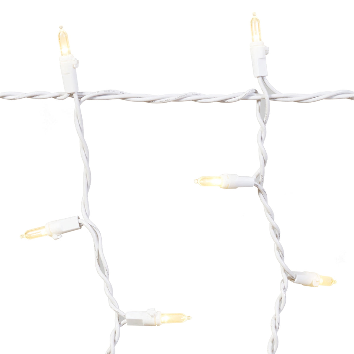 Indoor/Outdoor 300-Count LED Christmas Icicle Lights, Warm White, White Wire, 18', by Holiday Time