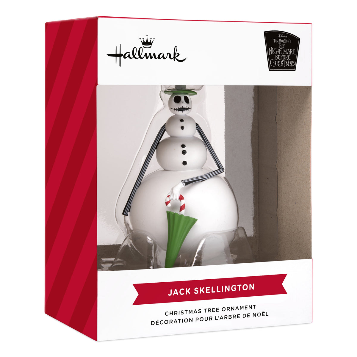 Hallmark Christmas Ornament (Disney Snowman Jack Skellington), 1 Count