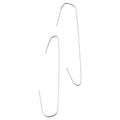 Silver Jumbo Christmas Ornament Hooks, 2.5", 120 Count, by Holiday Time