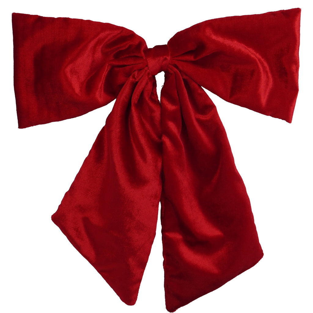 Red Velvet Decorative Christmas Bow, 14", by Holiday Time