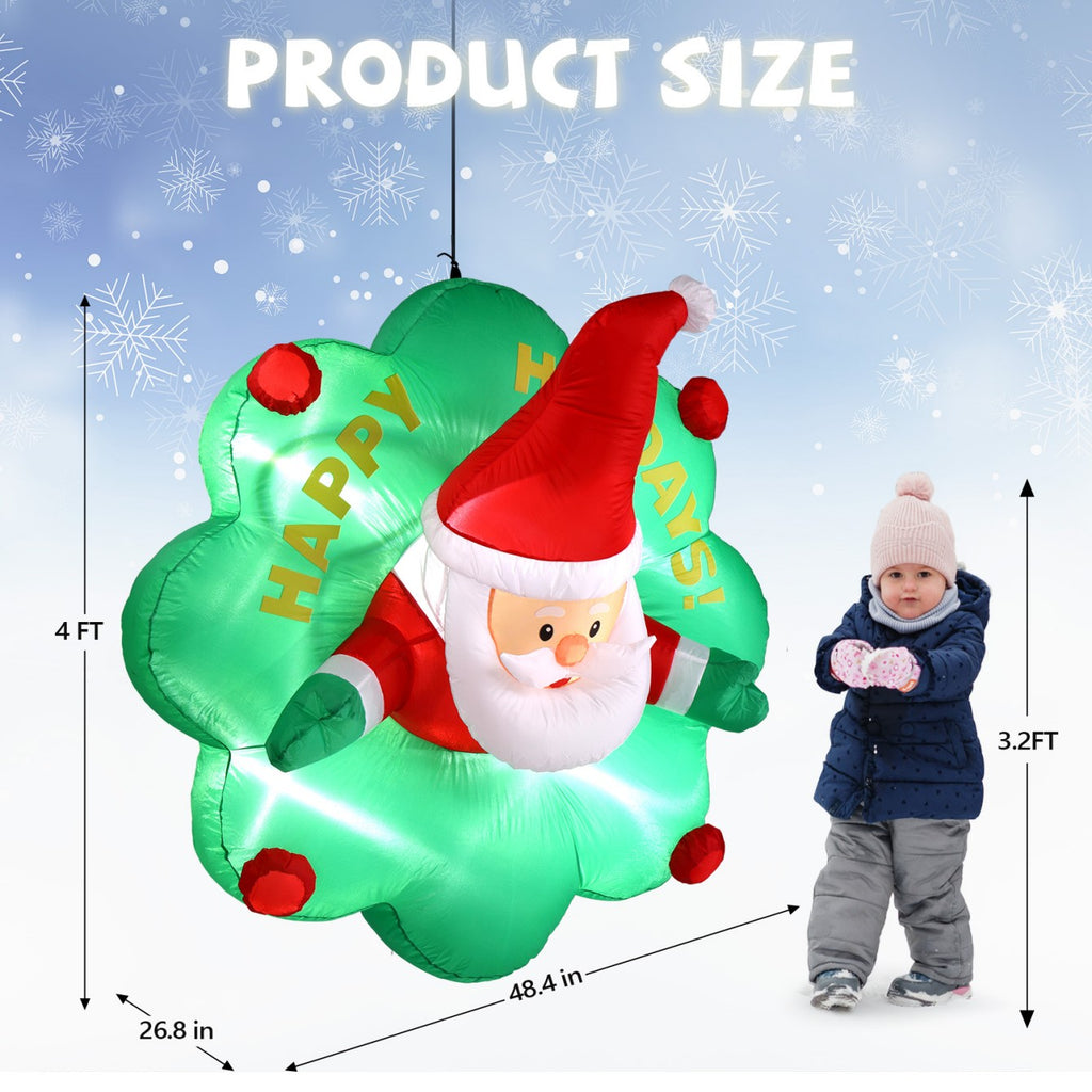 Tcbosik 12 FT Giant Christmas Inflatables Snowman Outdoor Yard Decorations, Blow up Snow Man with Black Hat, Built-in LED Light, Winter Outside Decor for Holiday Party Patio Garden Lawn