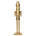 Metal Nutcracker Christmas Decoration, Gold, 14.5", by Holiday Time
