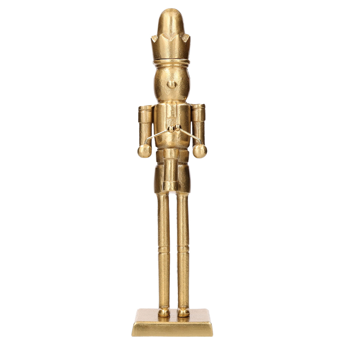 Metal Nutcracker Christmas Decoration, Gold, 14.5", by Holiday Time