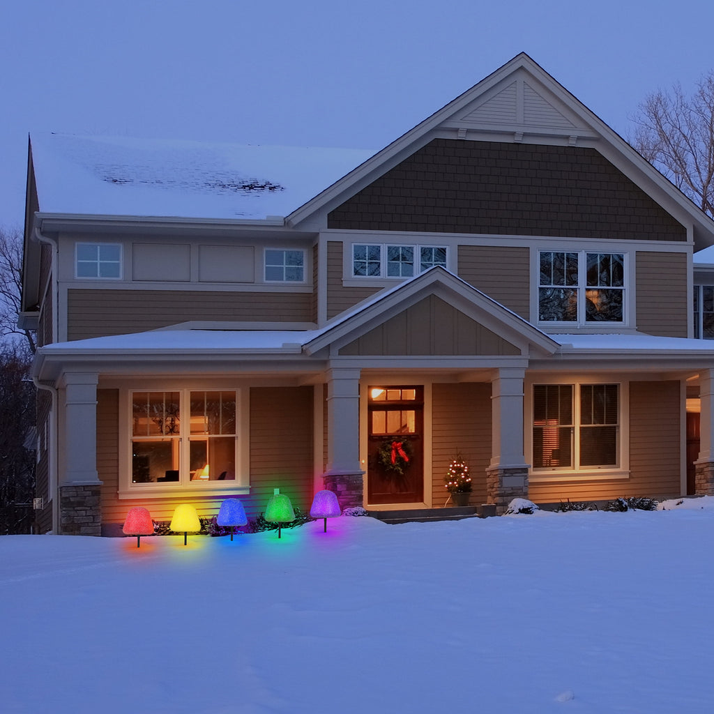 Mr. Christmas, 8 in. Sugared Gumdrop Pathway Lights