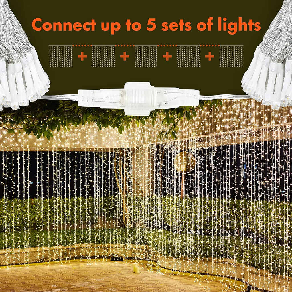 Twinkle Star 300 LED Christmas Fairy String Lights, 33 FT Multicolor with 8 Lighting Modes, Indoor/Outdoor Holiday Decorations, Mother’s Day Gift Ideas