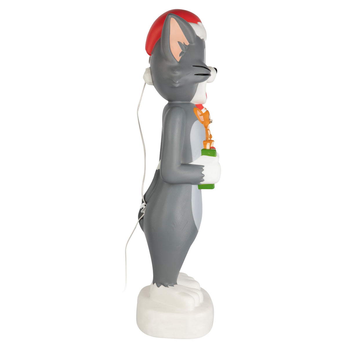 Tom and Jerry Christmas Lighted Blow Mold Outdoor Decor 32-Inch