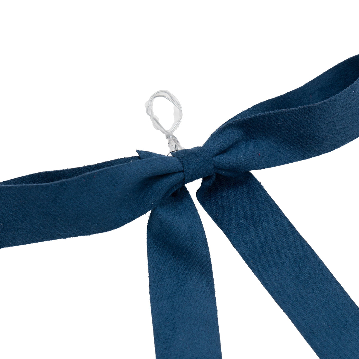 My Texas House Blue Decorative Christmas Bows, 17", 3 Count