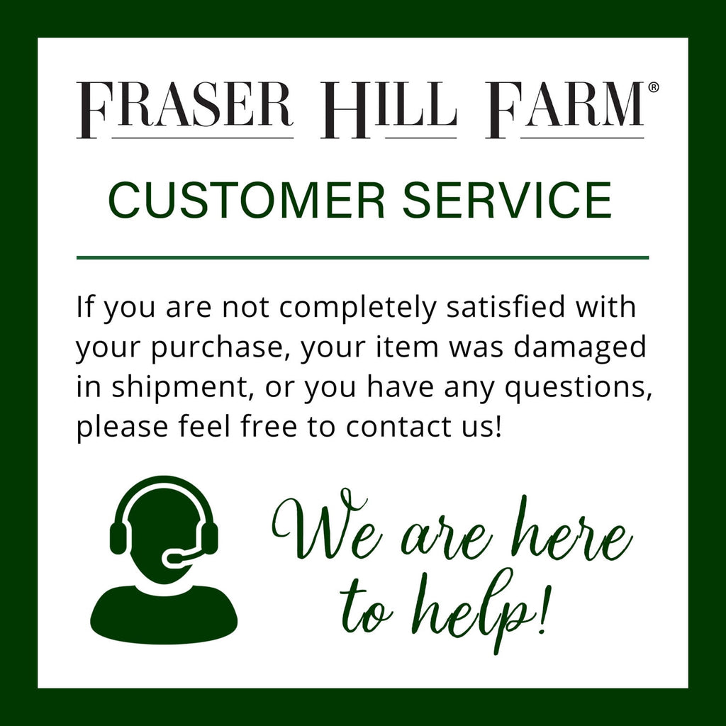 Fraser Hill Farm 4-ft. Farmhouse Fir Christmas Tree with Burlap Bag and Warm White LED Lights, FFFF048-5GR