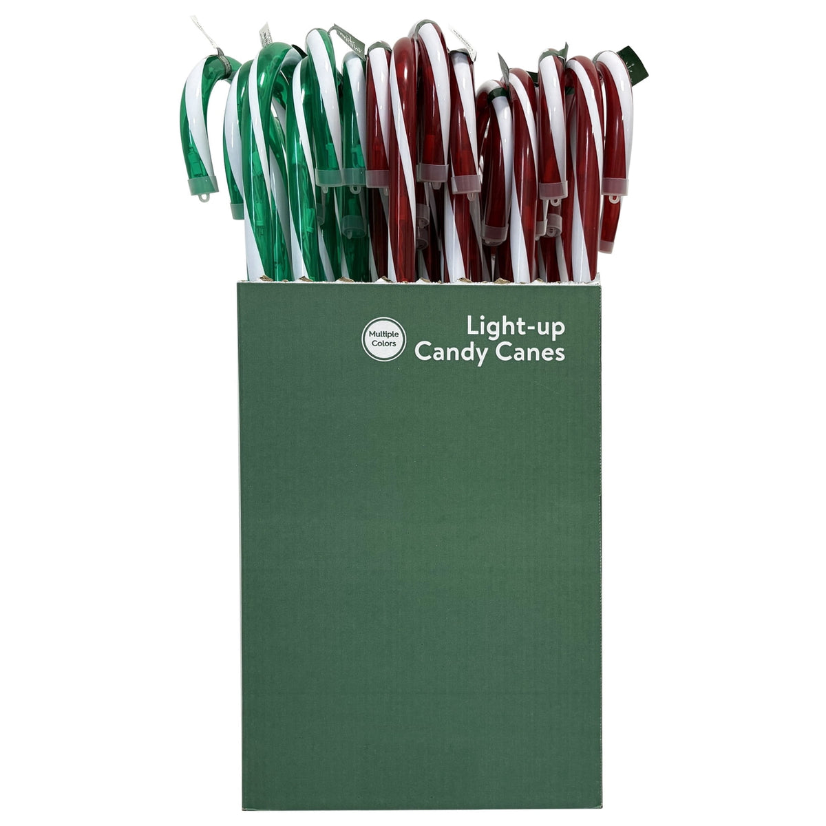 Light-Up Candy Cane Outdoor Christmas Yard Stake, Red and White, 26", by Holiday Time