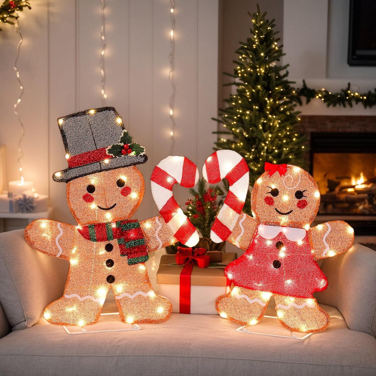 Ktaxon Penguin Christmas Lighted Outdoor Decoration for Holiday Lawn Garden Party